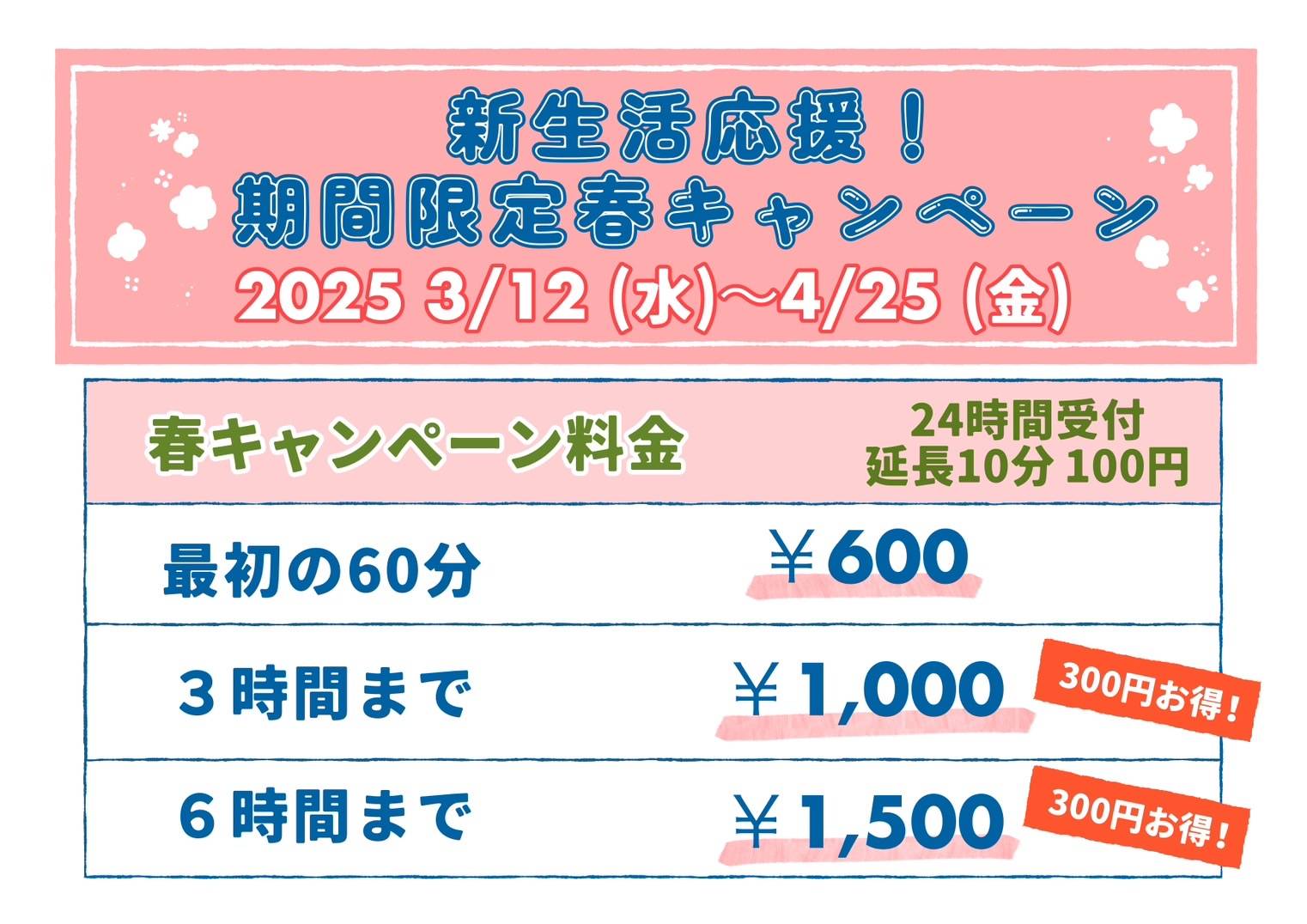 春キャンペーン